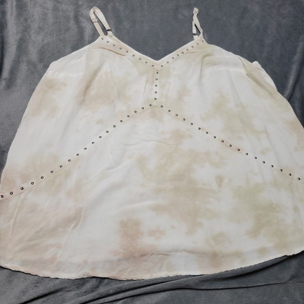 Torrid Tie Dye Tank Top Beige Womens Size 1X